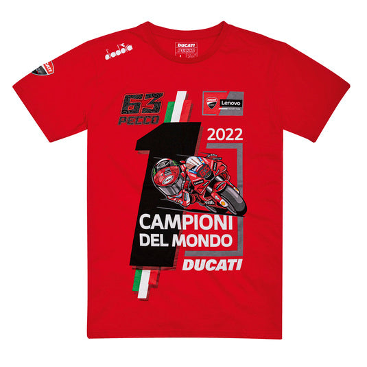 Tshirt - Champion MotoGP - Pecco Bagnaia '22