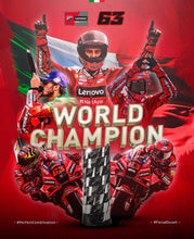 Load image into Gallery viewer, Tshirt - Champion MotoGP - Pecco Bagnaia &#39;22
