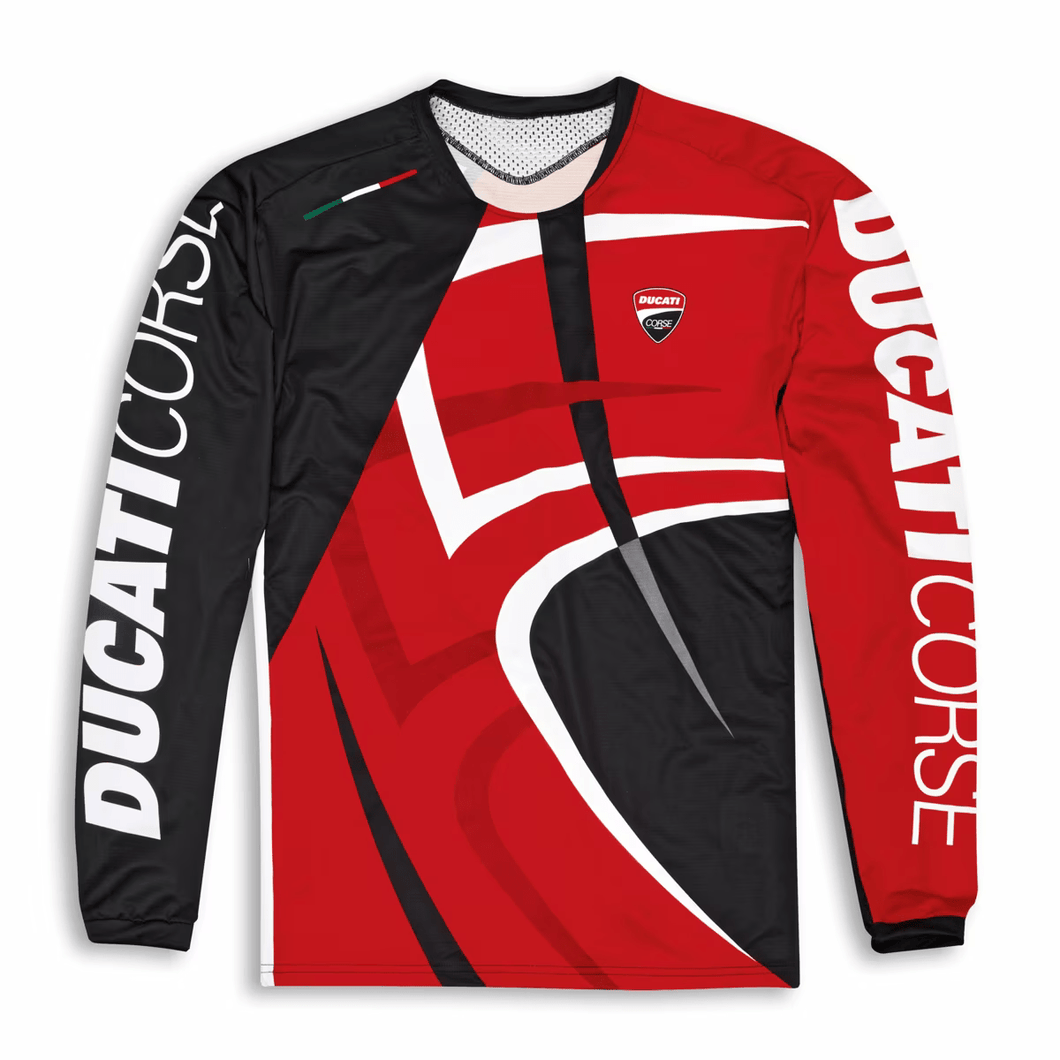 Tech Tshirt - Ducati Corse MTB V2 - Jersey Long-sleeve