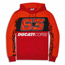 Load image into Gallery viewer, Hoodie - GP24 Pecco Bagnaia #63
